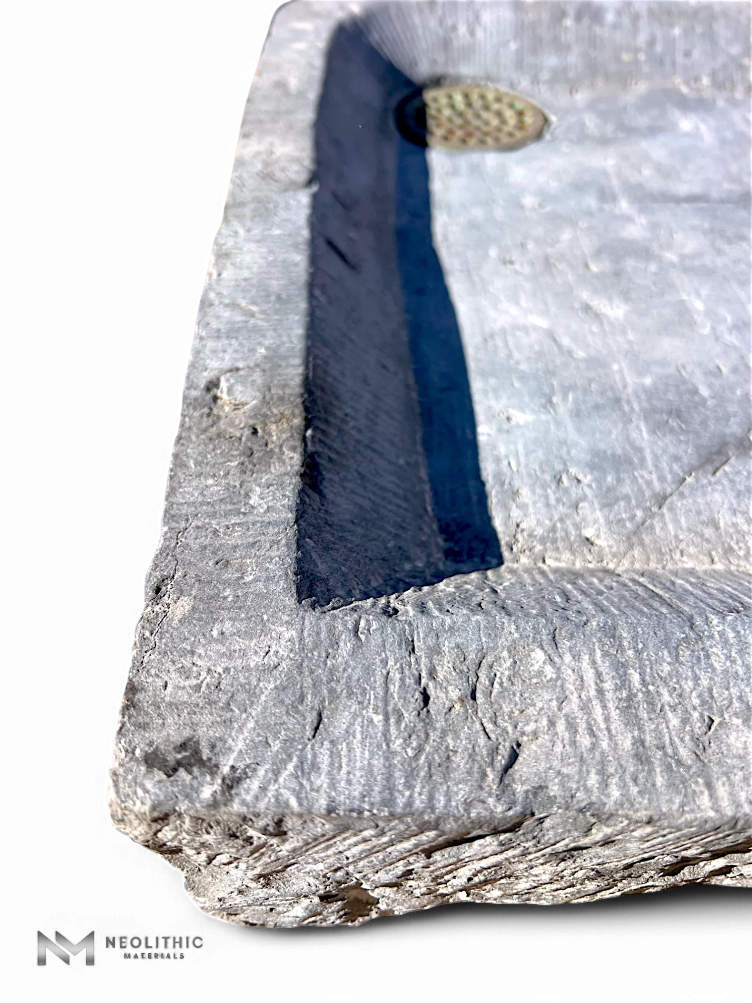 Antique Belgian Bluestone Sink - Image 9